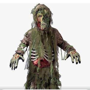 Kids Zombie Halloween Costume Sz 8-10